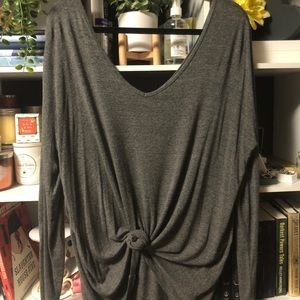 Garage grey Oversized longsleeve top